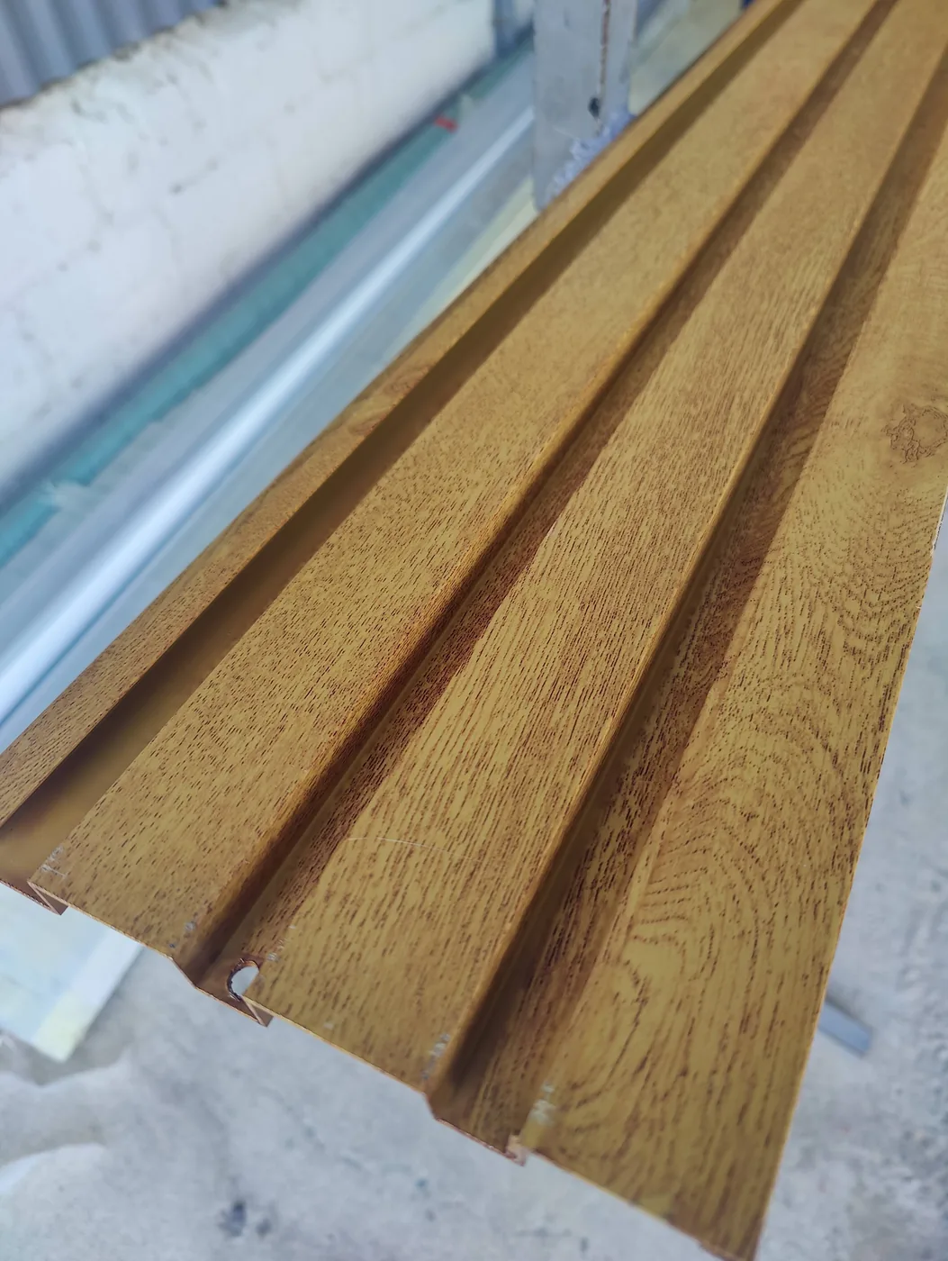 Panel Decorativo Machimbrado acabado roble